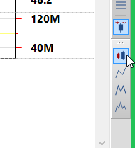 Tool button to add candlestick pattern detector to chart